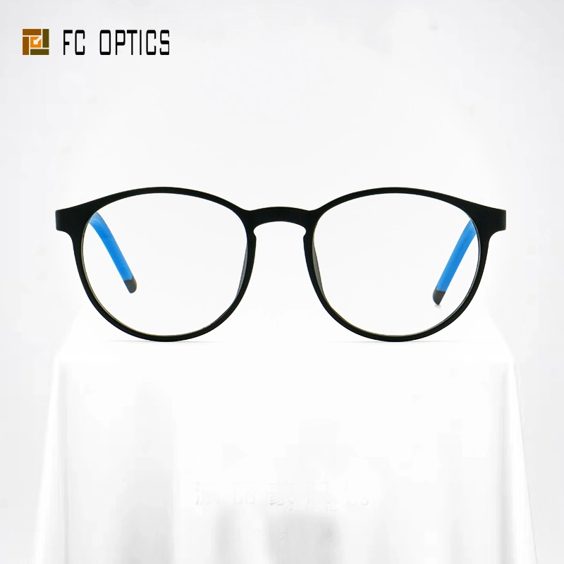 Manufacturers Acetate Tr90 Round Anti Blue Light Kids Cilismo Lunettes De Sport Homme Optical Optique Eye Eyeglasses Frame Gafas Montura Marco Monture Glasses