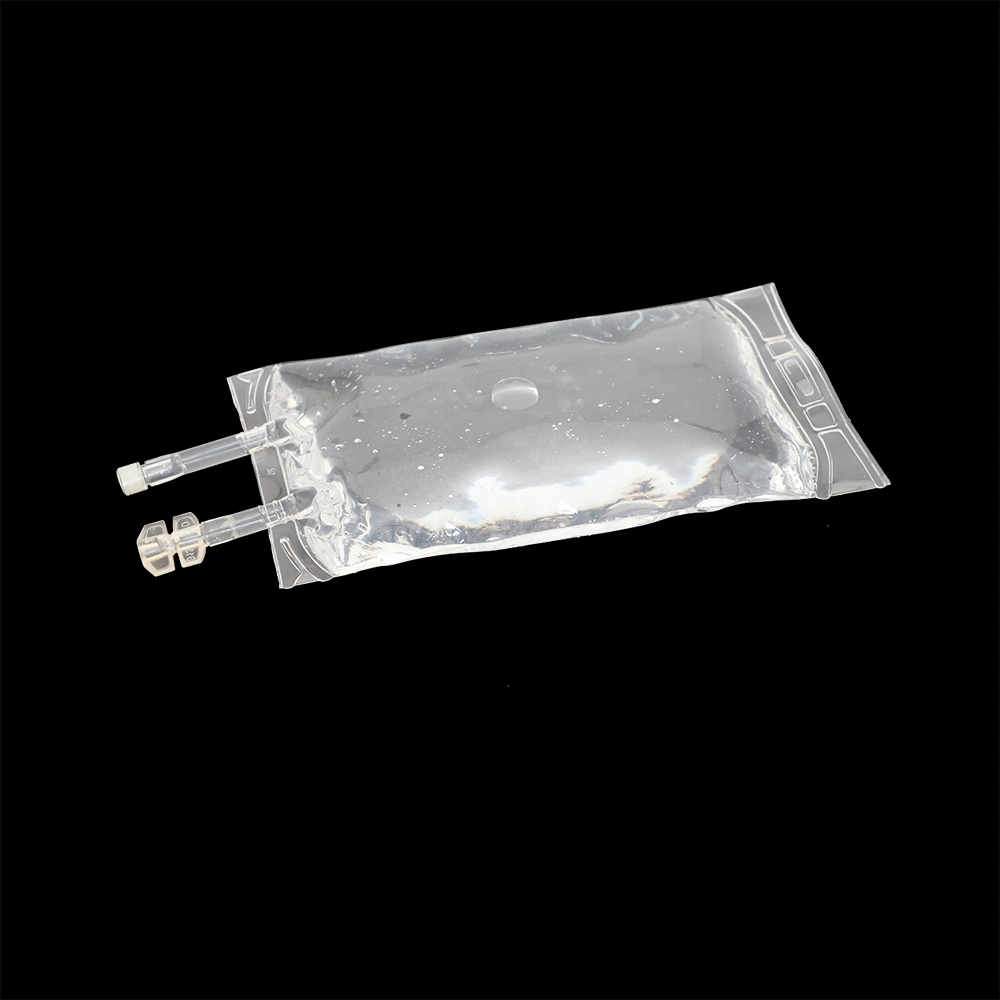 CE/ISO Certificate Disposable Medical Two Ports PVC/Non-PVC IV 500ml 1000ml Infusion Bag