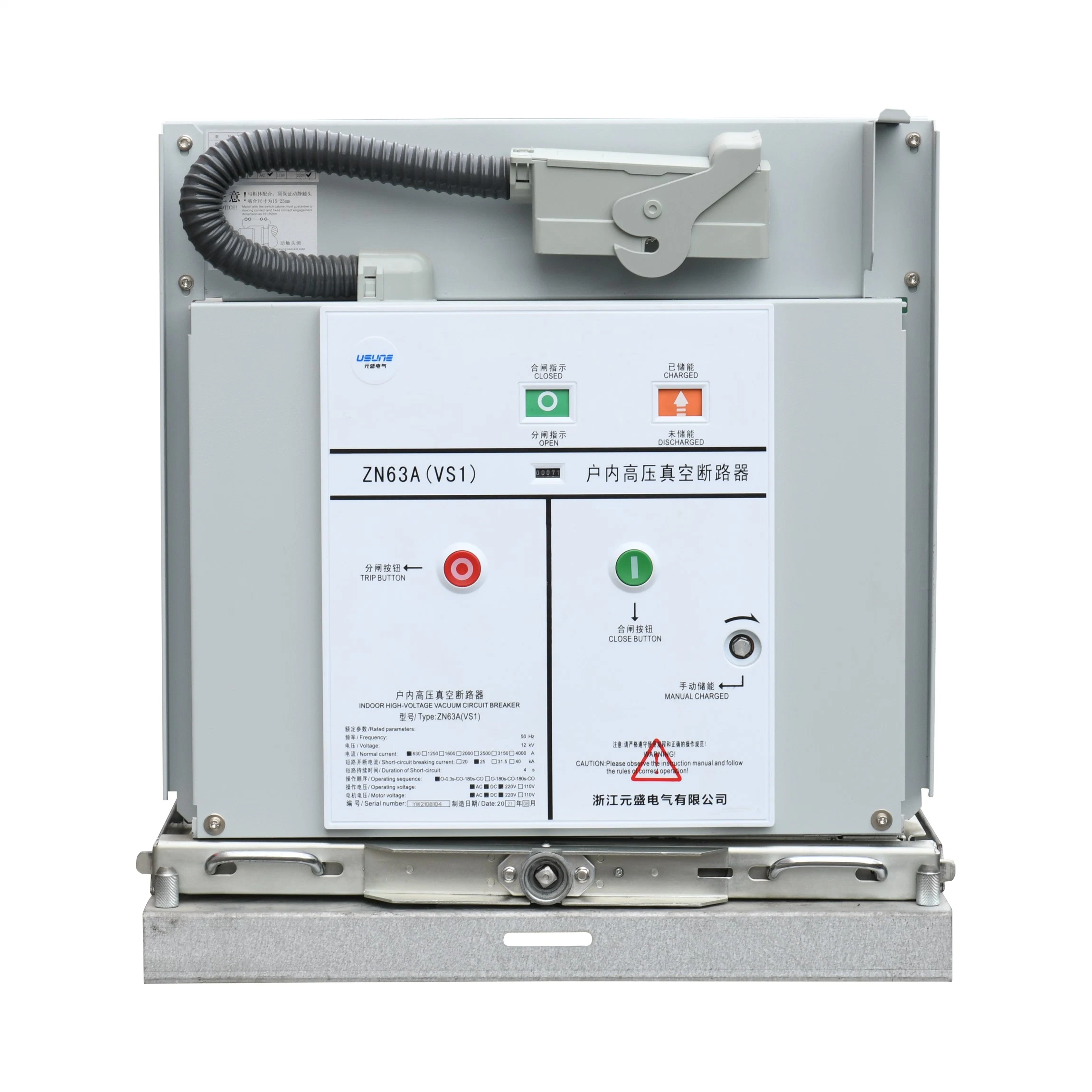 Medium Voltage Switchgear Panel 11kv Vacuum Circuit Breaker 630A