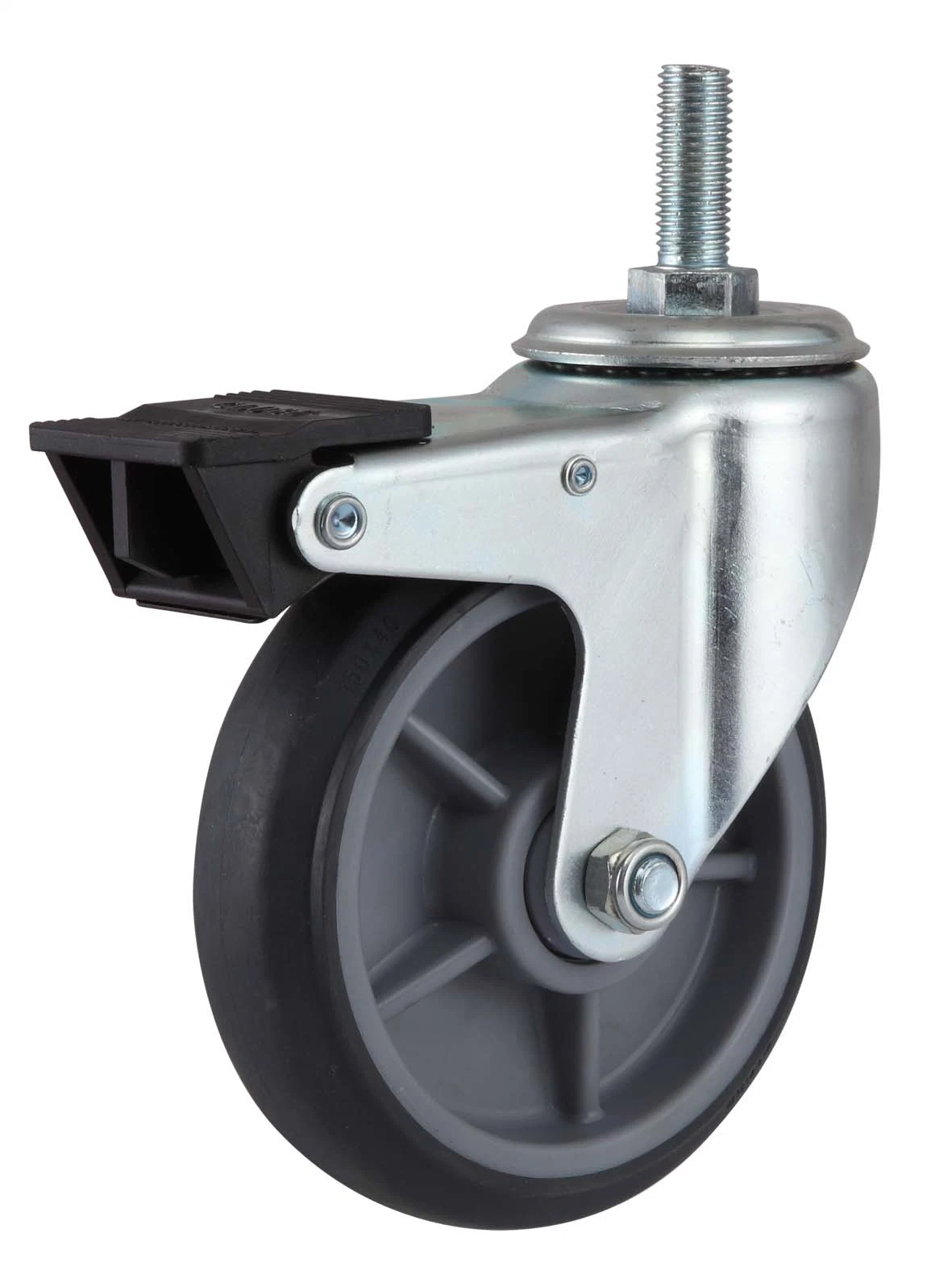 Threaded Stem Industrial TPR Casters Wheels