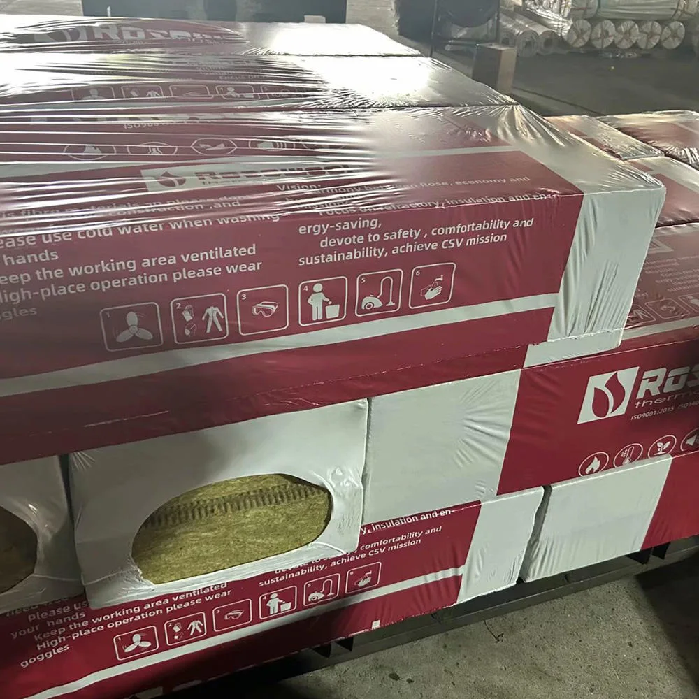 Material de construção de absorção de som placa de isolamento Rockwool com preço competitivo