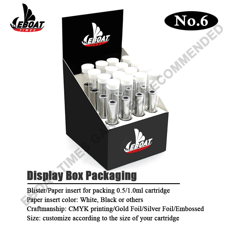 Brand Name Customized Magnetic Closure 0.5ml C-Cell Cartridge Pen Vape Packing Boxes