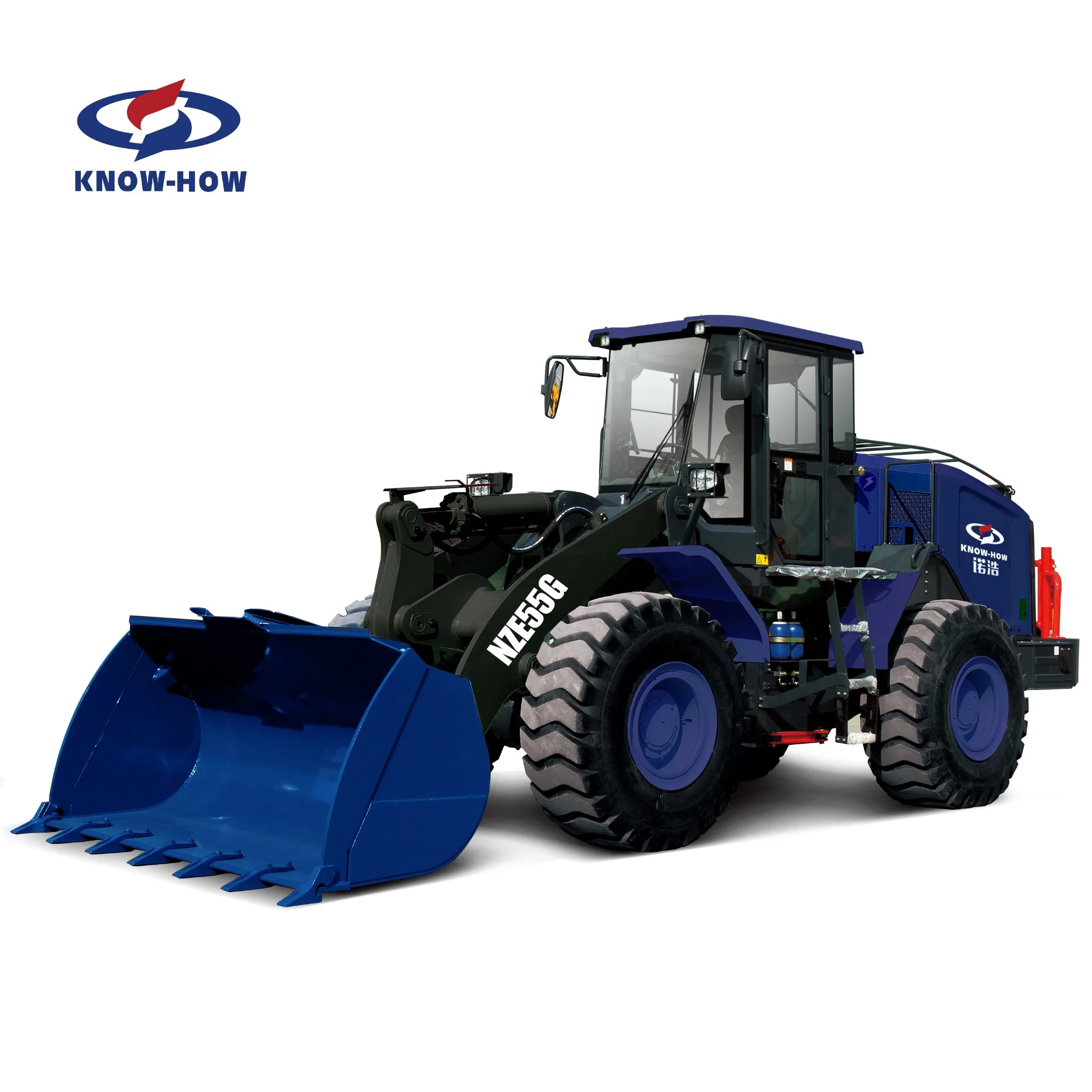 Nze55g Know-How Rated Loading 5 Ton Catl 316kwh Plateau Type Singe Motor Electric Wheel Loader