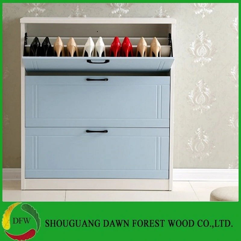 Wood Panel MDF/Particle Board Shoe Cabinet