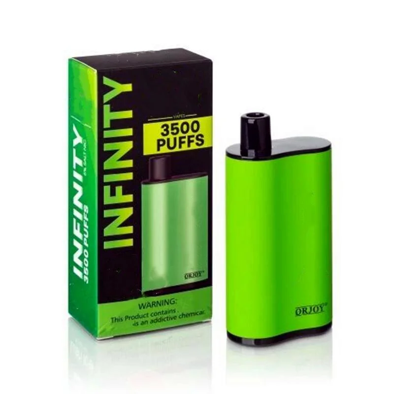 Neue Trending E Zigarette 15 Aromen gefumt Infinity 3500 Puffs Einweg-Vape Box