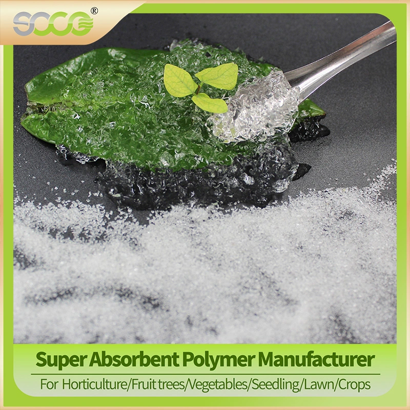 Polymère super absorbant SAP de potassium polyacrylate de haute qualité pour l'agriculture