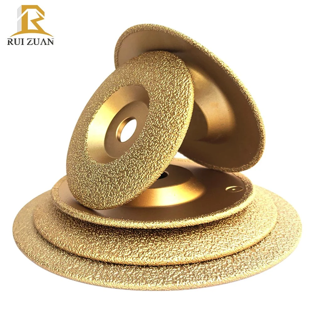 Angle Grinder Bowl Discs Vacuum Brazed Diamond Grinding Wheel for Grinding Cast Iron