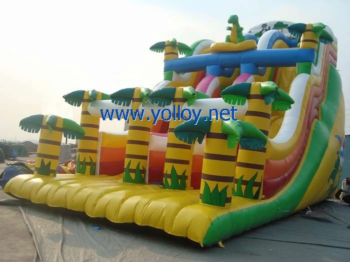 Juego inflable de salto de rebote de diapositiva