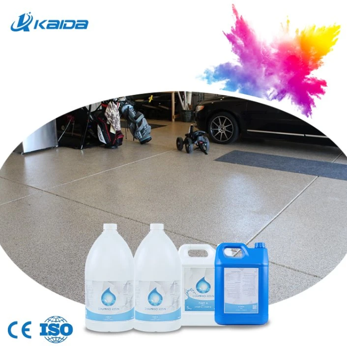 Original Factory 2 Part Epoxy Garage Floor Paint Part Epoxy Paint Clear Metallic Epoxy Concrete Floor Paint