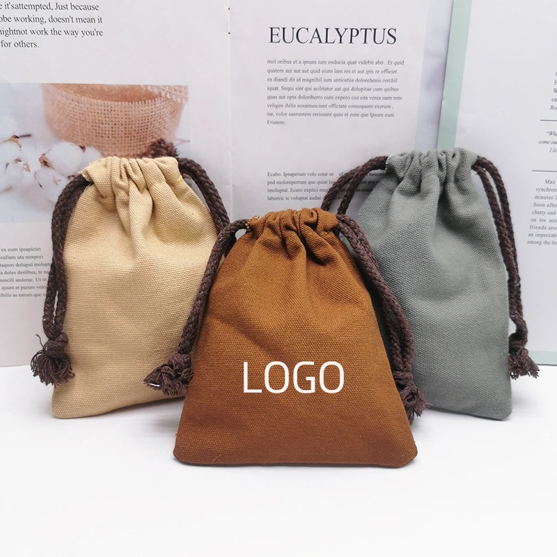 12oz High Quality Cotton Gift Packaging Bolso Pouch