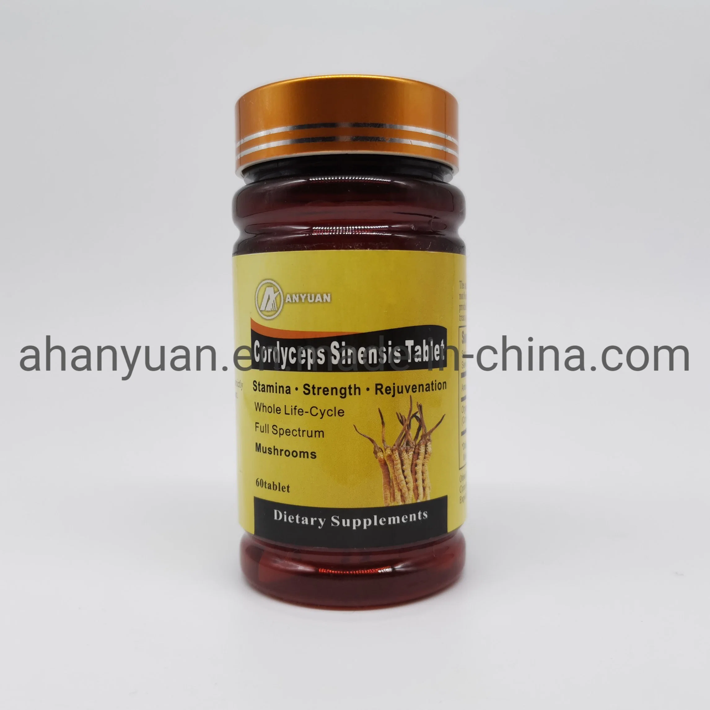 Maca Tablets and Cordyceps Tablets with Private label