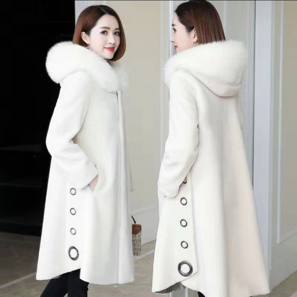 Fashionable Ladies' Warm Winter Parka Coats