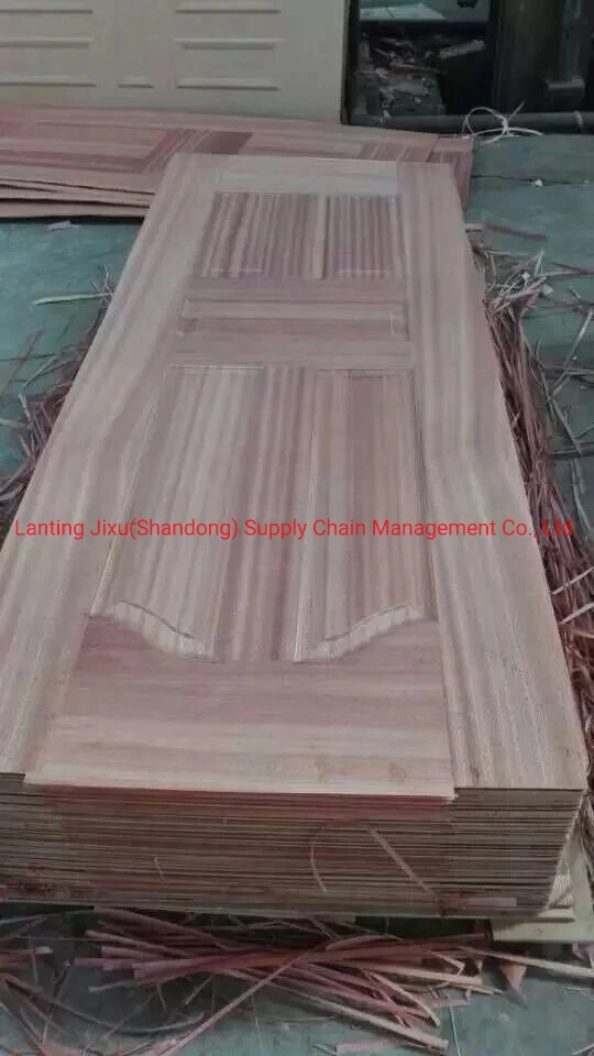 Madera de teca natural de la puerta de moldeado de la piel del Grupo Sinosky China