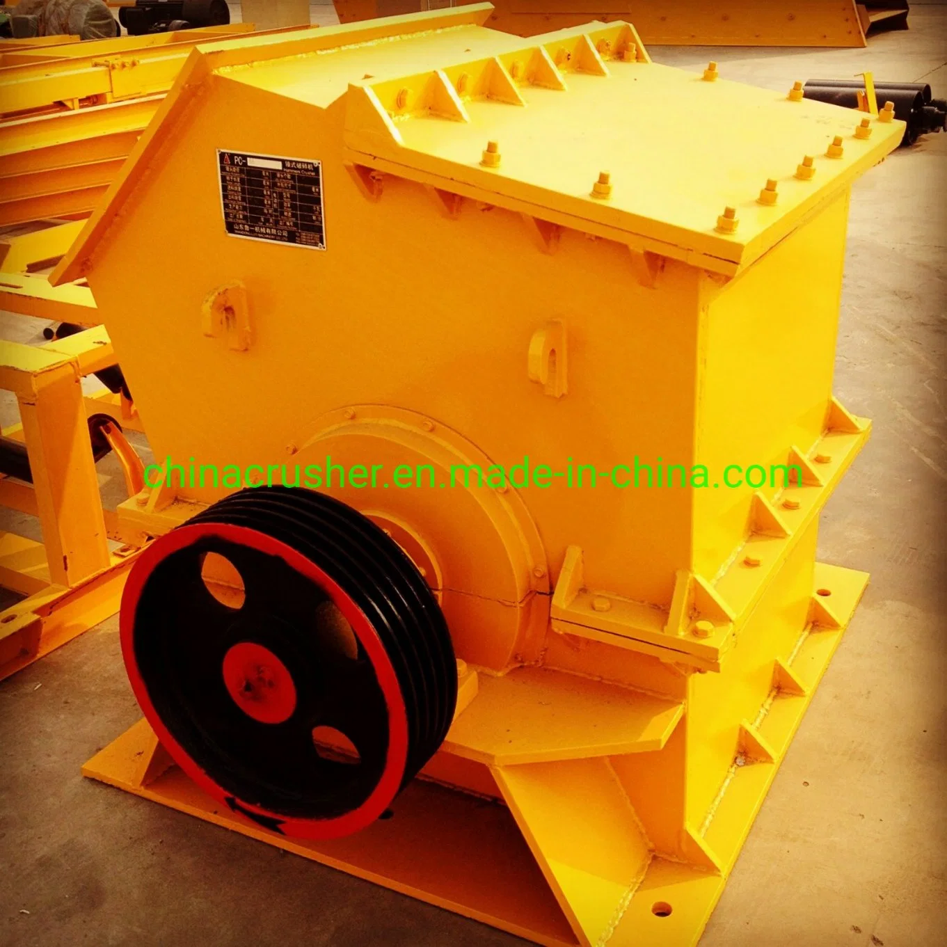 Small Hammer Brick Block Material Crusher Mini Small Capacity Crushing Machine