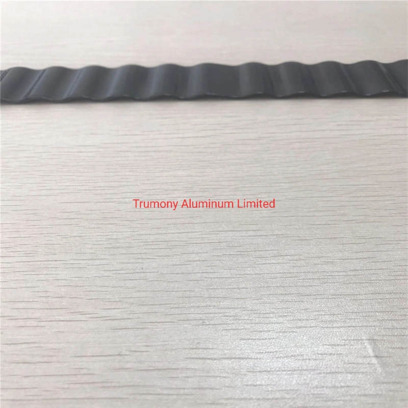 Black Powder Aluminum Snake Tube for Battery Cooling