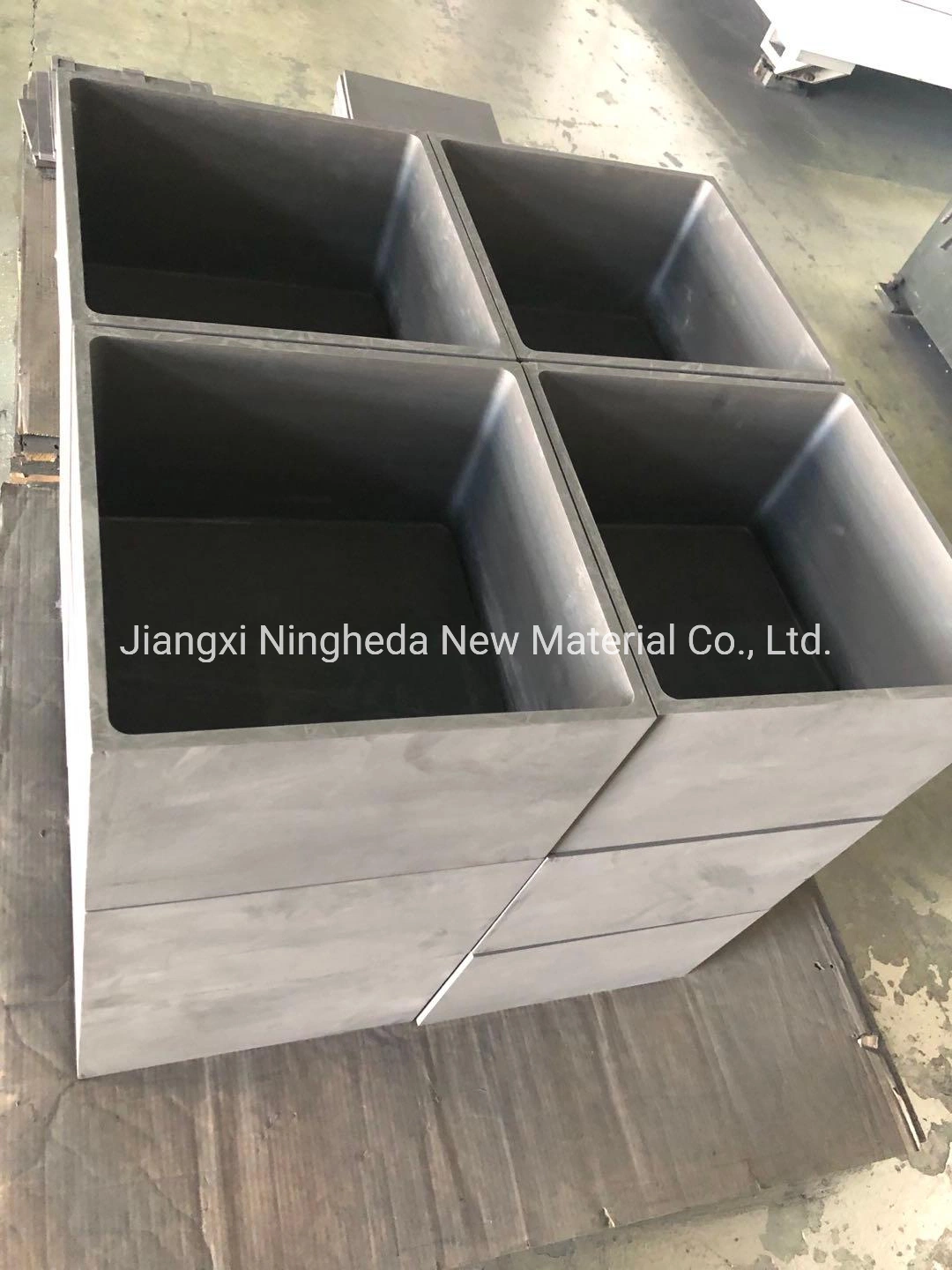 Carbon Graphite Square Crucible Manufacturer for Lithium Iron Phosphate Anode