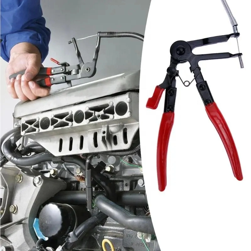 24" Long Reach Flexible Oil Fuel Cable Hose Clamp Pliers Removal Tool