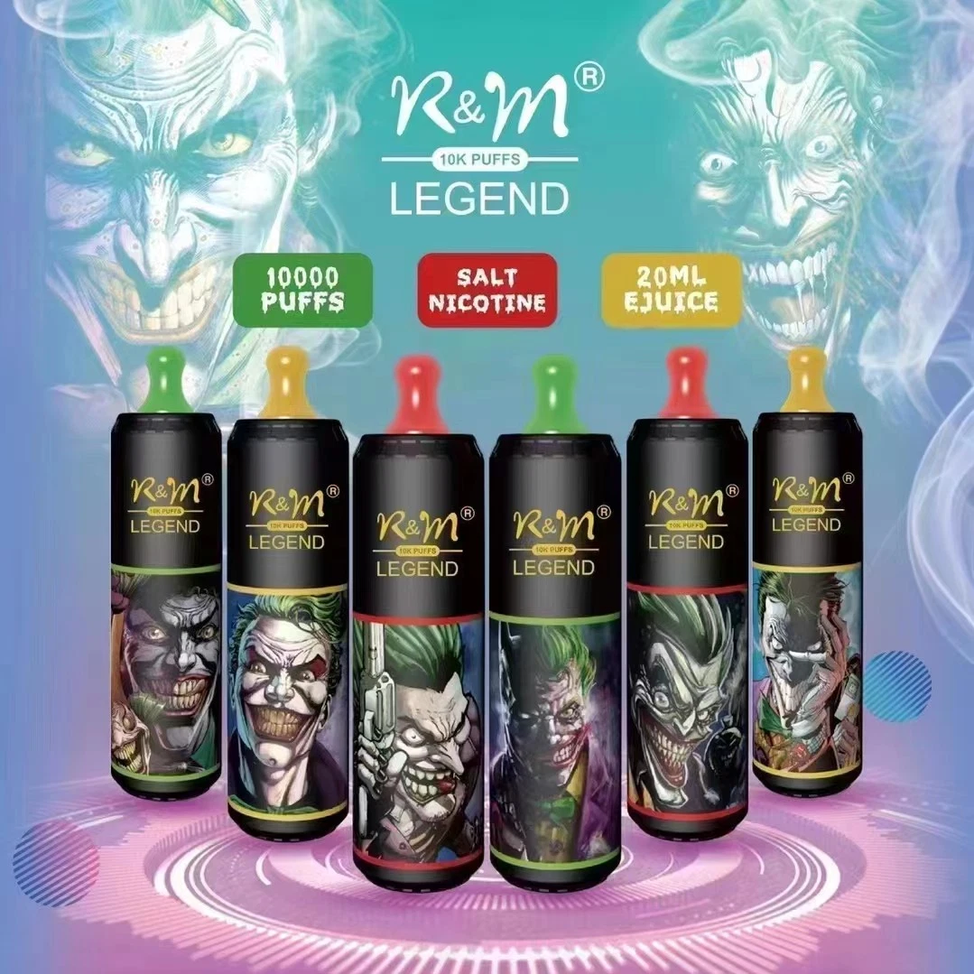 Leyenda de R&amp;M a 10K bocanadas China 20 sabores originales marca OEM Fabricante Vape desechables