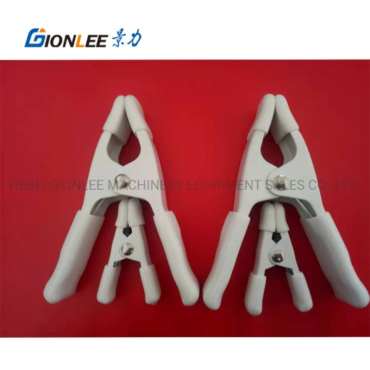 Factory Supply 2" Metal Spring White Rubber Feet Clamps for Tent