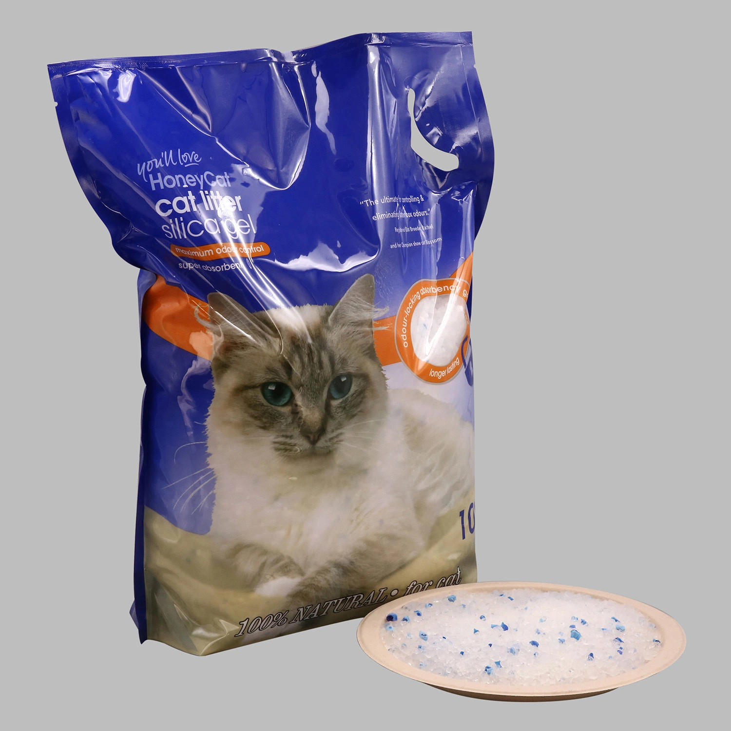 Non-Clumping Cat Toilet Box Odor Control Pet Accessories of Cat Silica Gel Litter