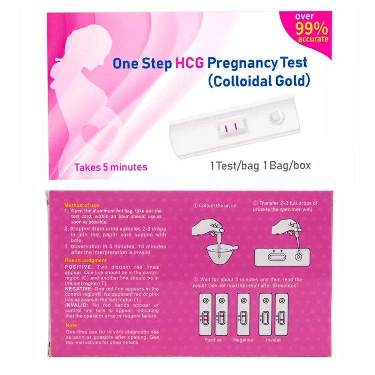 Quality HCG Test Cassette 99.8% Accuracy Cheap Rapid Pregnancy Test