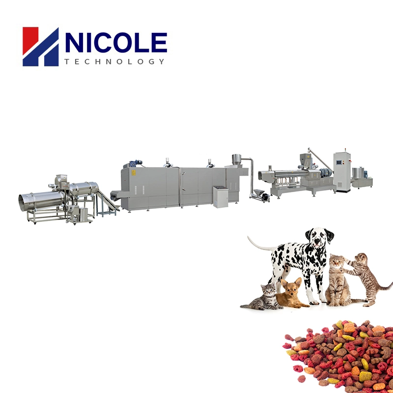 Automatische Produktion Von Pet Food Dog Food Doppelschnecken-Extrusionsanlagen Linie