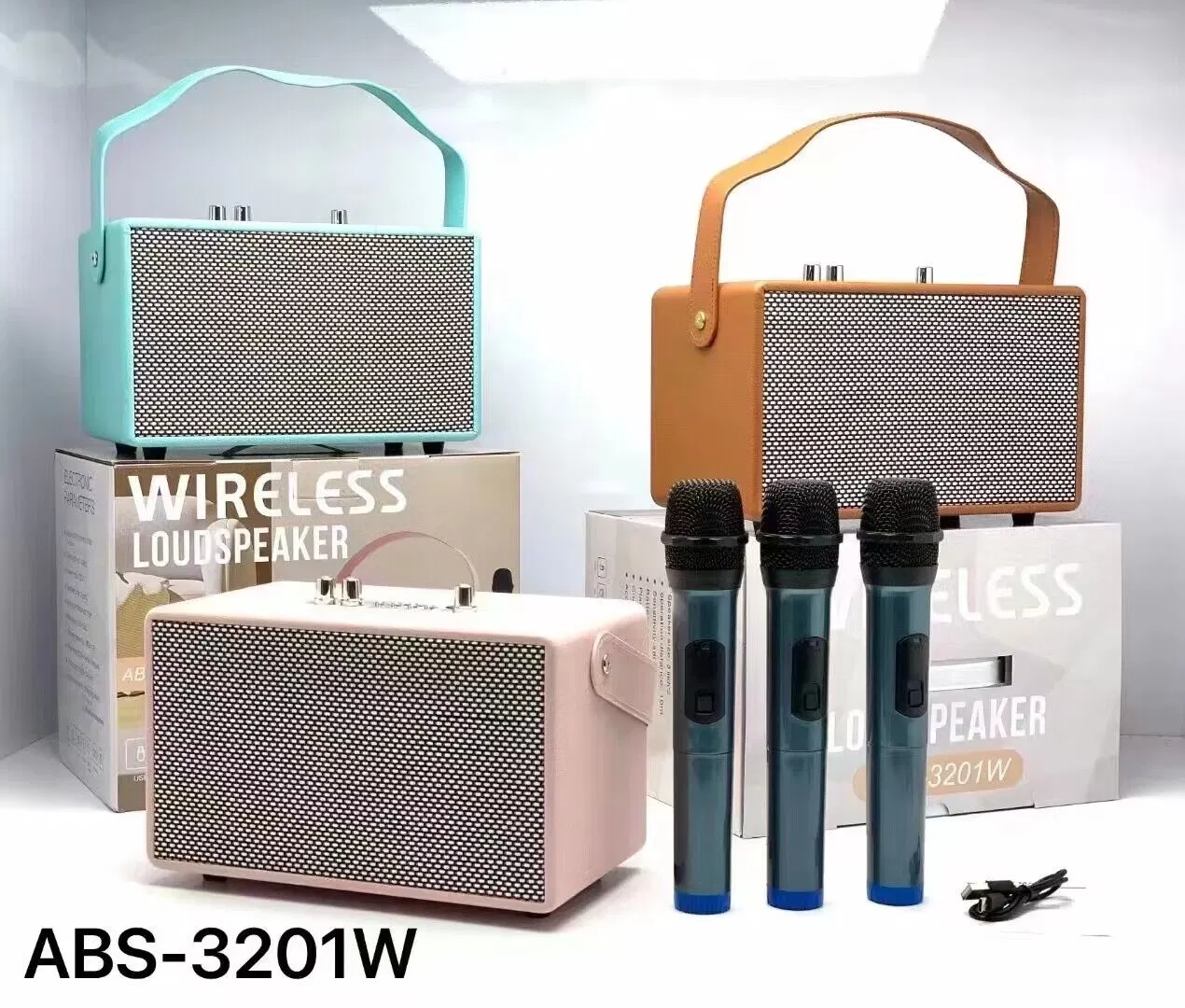 El nuevo altavoz inalámbrico Mini Karaoke y micrófono portátil para el hogar Bt Regalo de micrófono de altavoz de fiesta