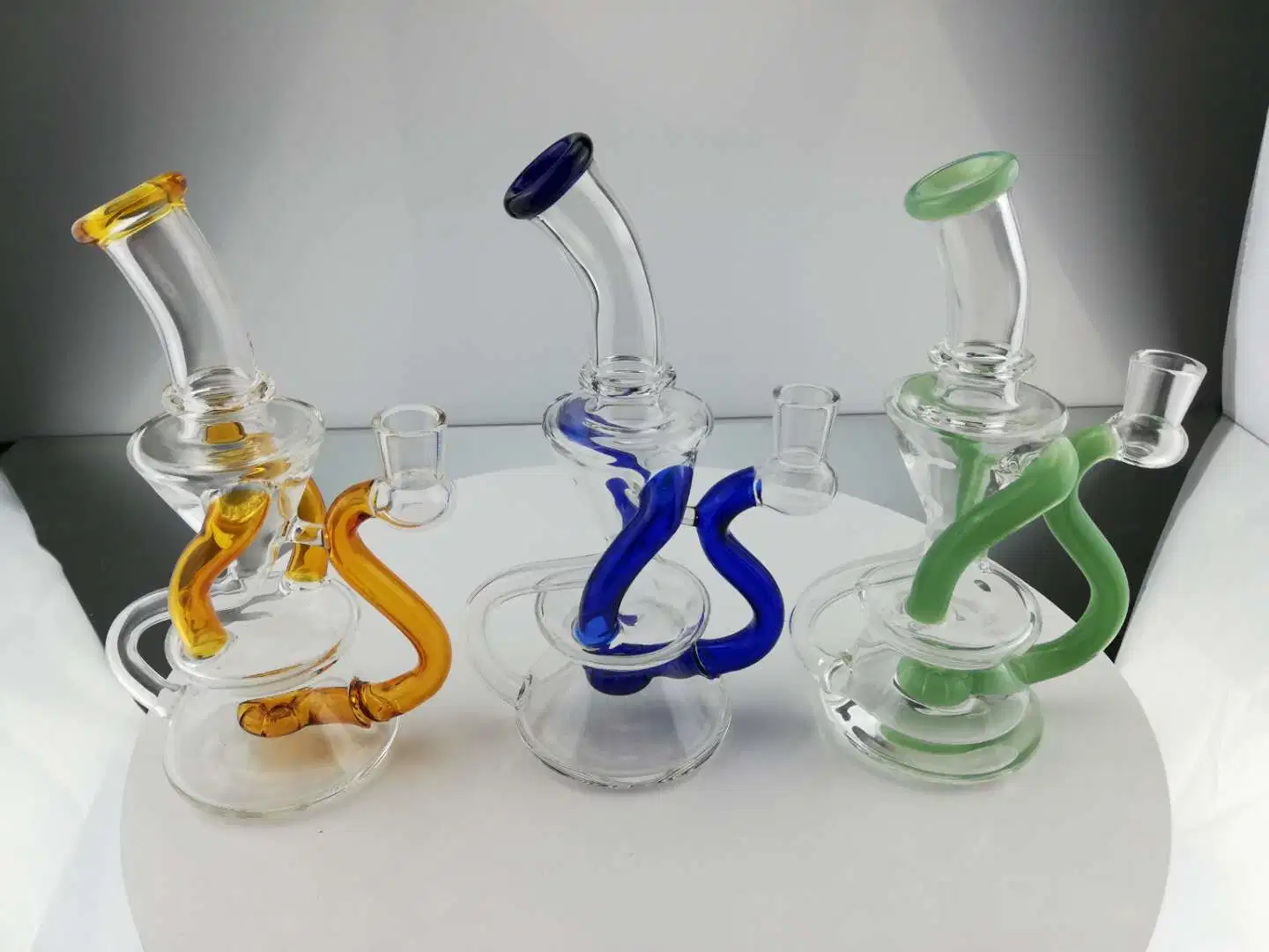 Wholesale/Supplier Glass Water Pipe Art Glass Smoking Set Smoke Pipe DAB Rigs