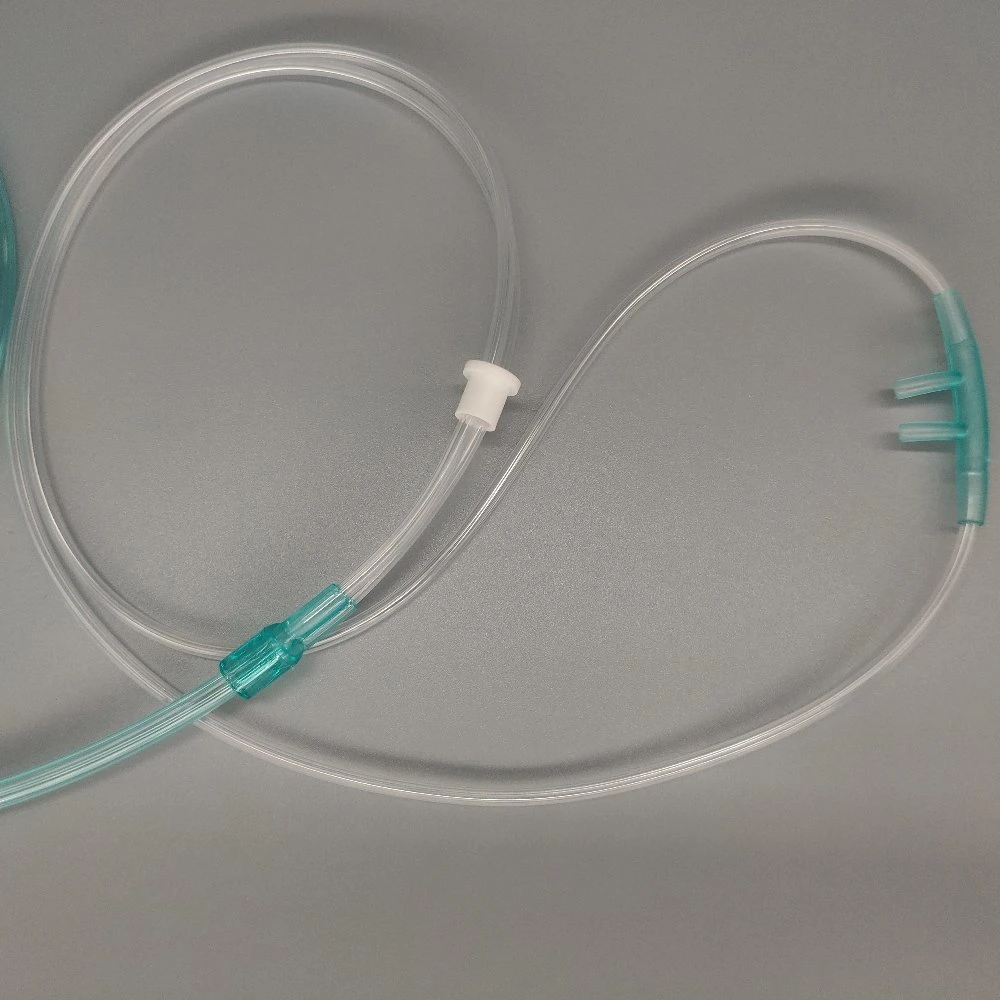 High Flow Adult Medical Grade PVC Nasal Oxygen Cannula