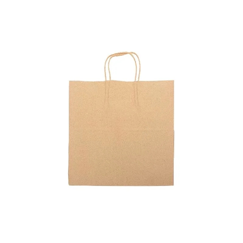 Kraft Bags with Twist Handles for Takeout, Weddings, Party Favors