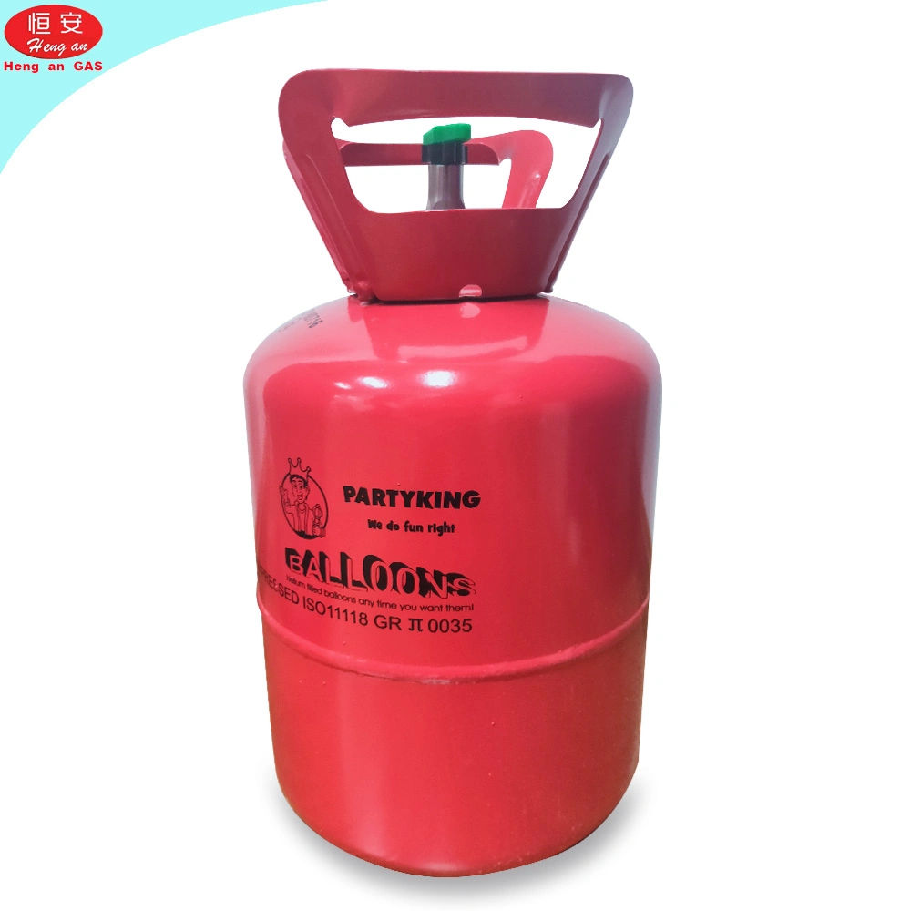 7L Disposable Steel Helium Balloon Tank 99.999% High Purity Helium