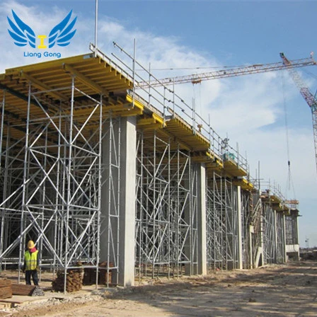 Lianggong edificio de hormigón H20 Madera viga Mesa de la formación de la formación de la escama Sistema de andamiaje para la Construcción