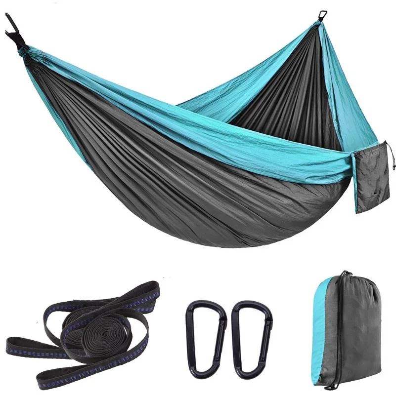 Nylon Single Hammock Travel Camping Hammock