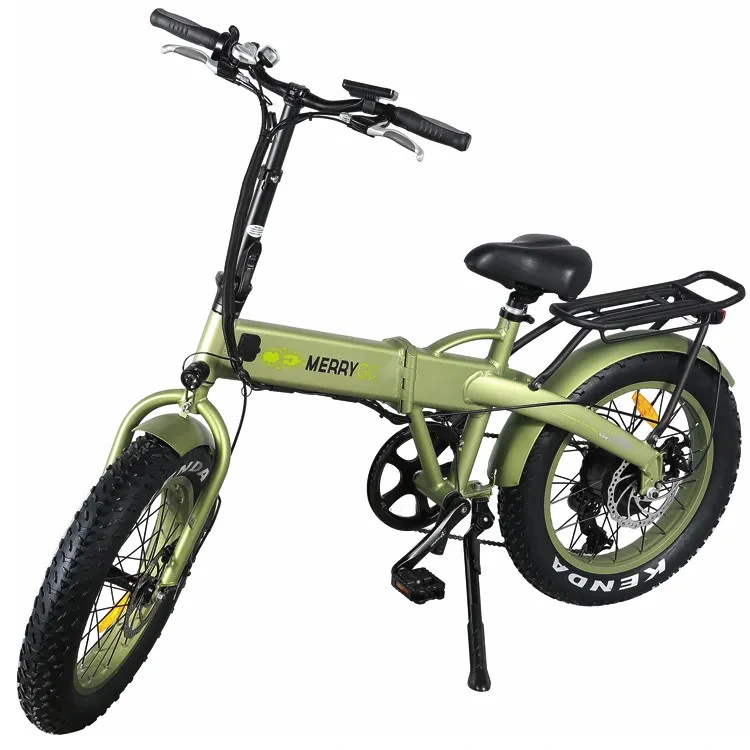 2023 Nueva bicicleta eléctrica de tierra 500W 13Ah 48V neumático de grasa Bicicleta plegable eléctrica de montaña
