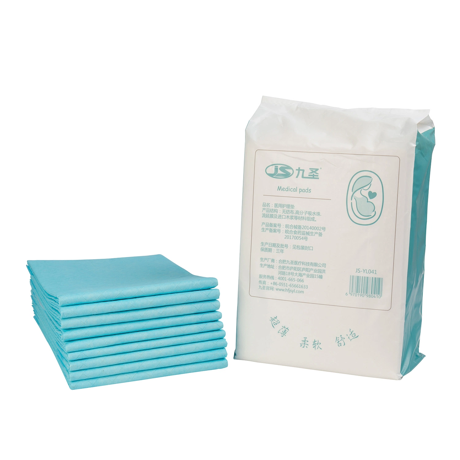 Medical Use Non-Woven Disposable Bed Mat Underpads Hospital Water-Absorbing Bed Undersheet