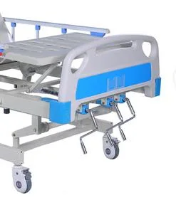 Manual 2crank Medical Plastic ABS Hospital Bed