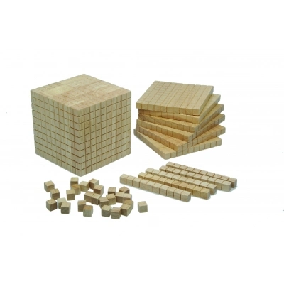 Wooden Ten Base, Hot Sale Base of Ten Blocks, Wooden Math Manipulatives