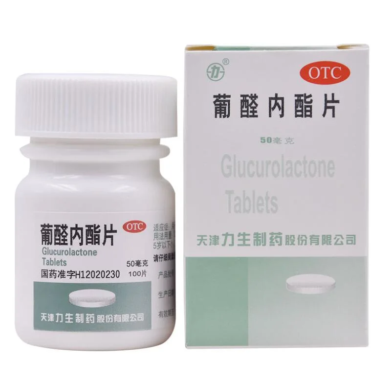 Glucuronolactone tabletas para el tratamiento adyuvante de la hepatitis aguda y crónica