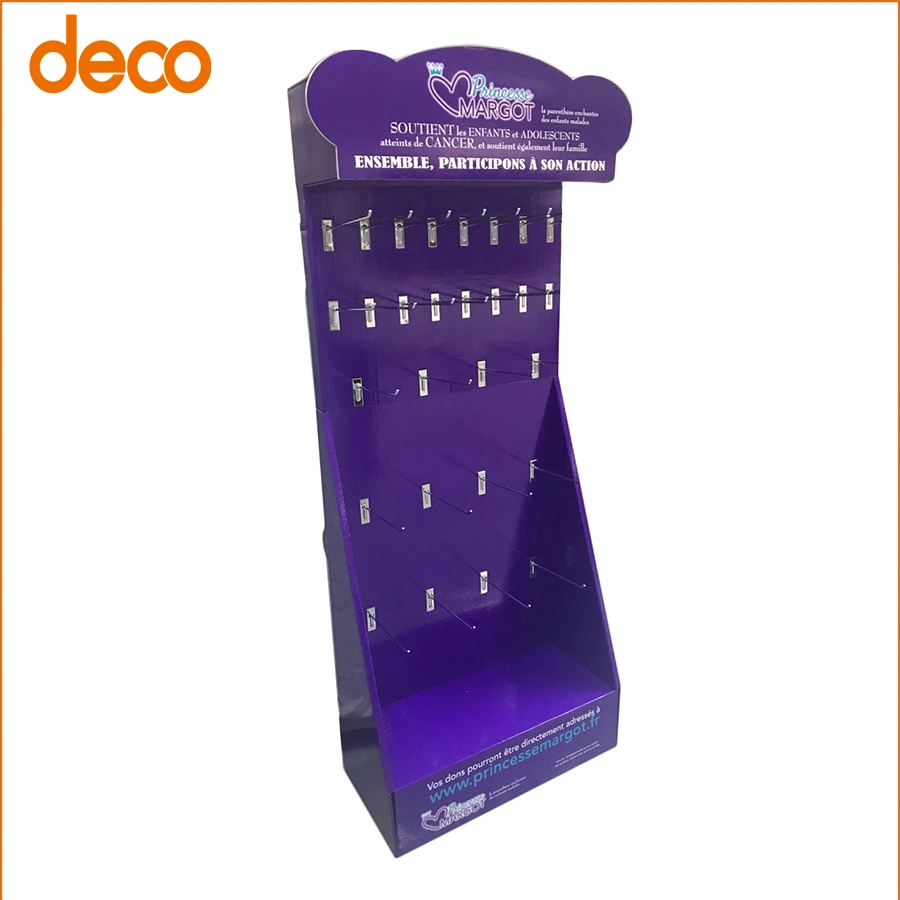 Point of Purchase Toys Retail Cardboard Display Shelf for Supermarket