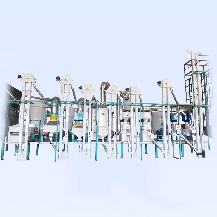 Factory Supplier Combined Rice Mill Automatic Wheat Maize Mill Plant Rice Grinder for Sale