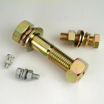 Custom Zinc Plated Bolts/ Automotive Wheel Bolts with Nuts/ Bolt