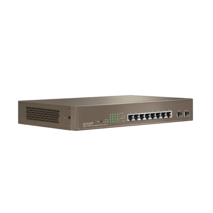 Gigabit Managed Networking Poe Switch with 8 10/100/1000m Poe Ports and 2 SFP Uplink Port