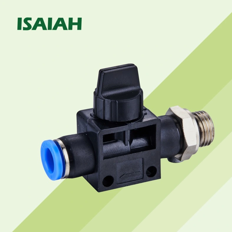 Good Quality From China Manufacturer G Thread Push in Fitting and Valve Hand Control Valve