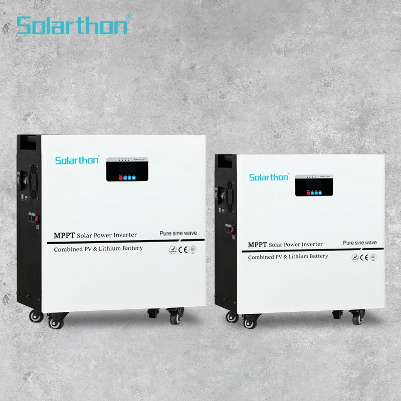 Wind Power Price 3kw off Grid Complete Solar System with MPPT Hybrid Pure Sine Wave Inverter