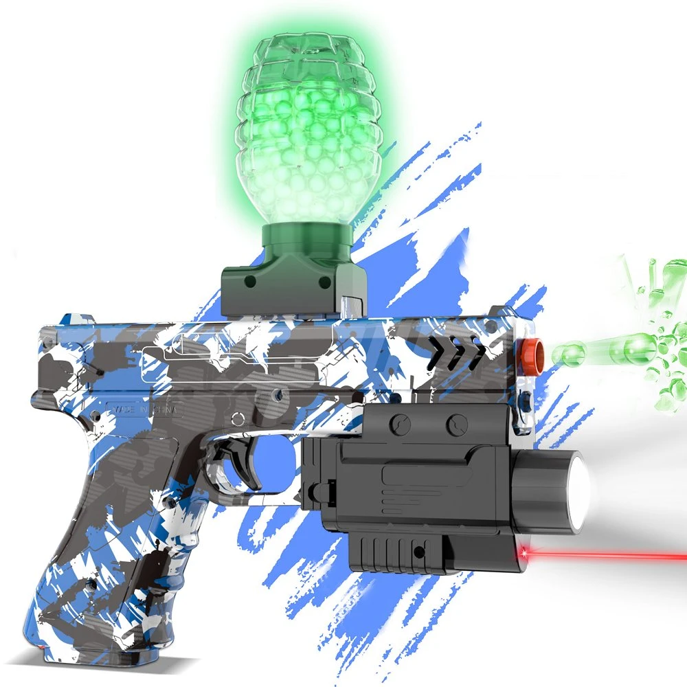 2023 New Type Water Gun Gel Pistol Metal Toy 19 Air 9mm Hydrogel Blaster Full Auto Hydrogel Gun