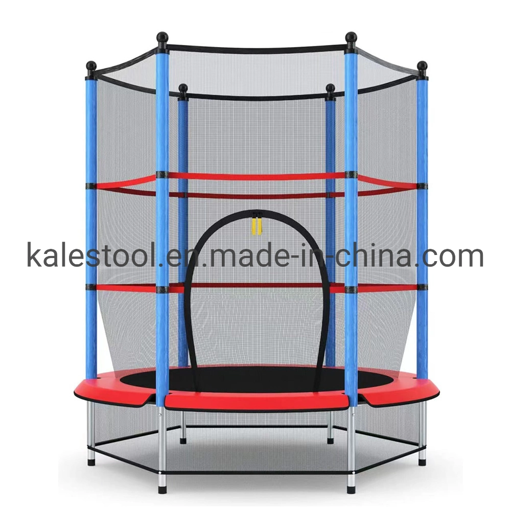 Wholesale Jumping Bed Trampolines extérieur enfants lit trampoline avec coffre-fort Filet trampoline