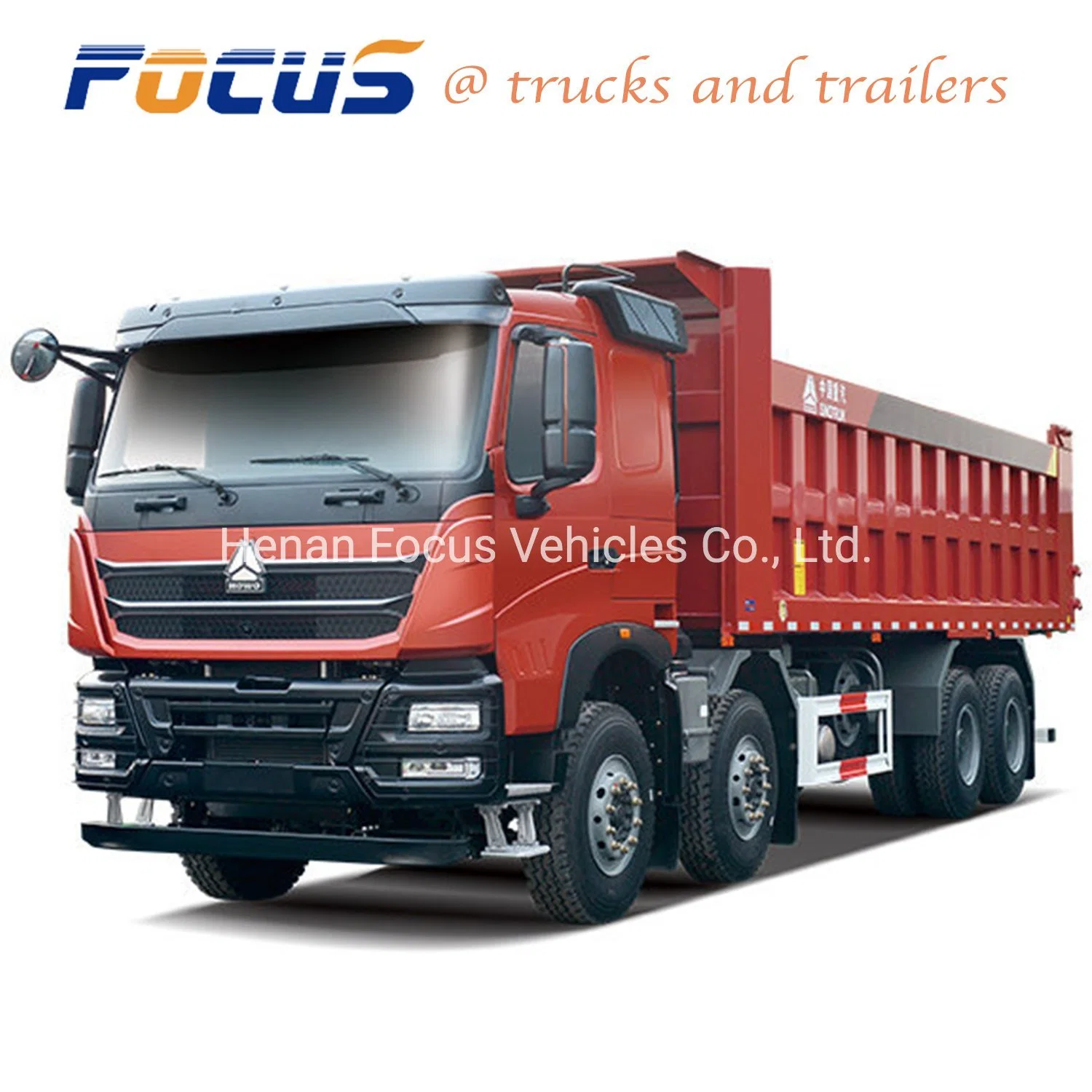 HOWO Hohan 6X4 10 Wheeler 8*4 12 Tyres Construction Engineering Dump Tipper Dumping Truck