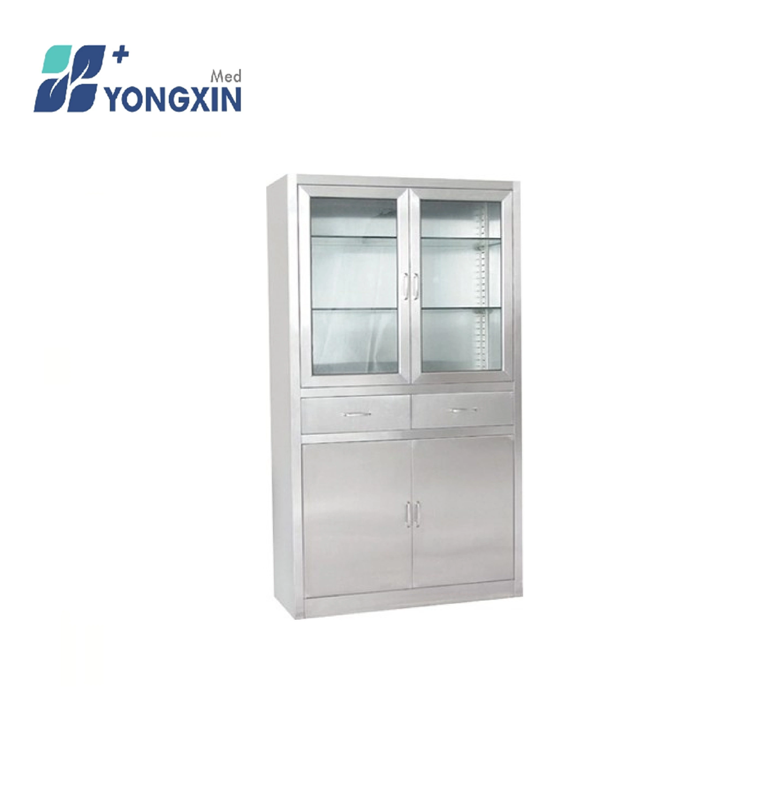 Ls011 Hospital Furniture Medical Cabinet Stainless Steel Storage Rack