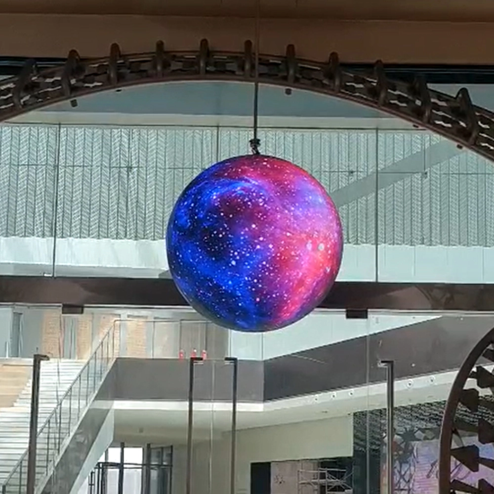 P1 P2 RGB Indoor Spherical Circular Creative Circular Cube Cylindrical Surface LED Display