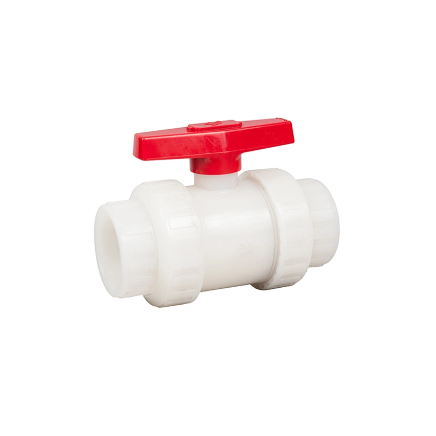 PVC CPVC UPVC PPR PVDF Pph Plastic Union Socket Industry Ball Valve